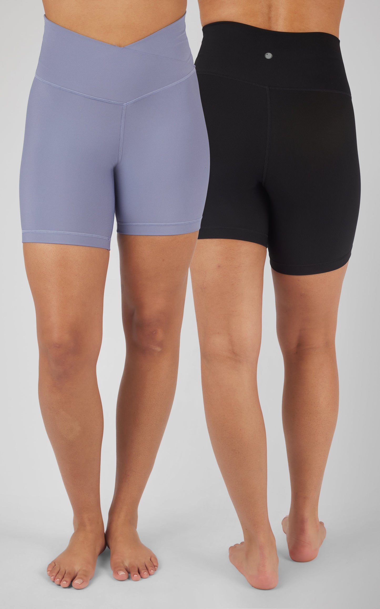 2 PK Ribbed 7" Shorts