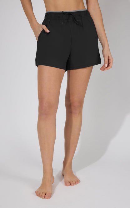 Stretch Woven 2 in 1 Running Short