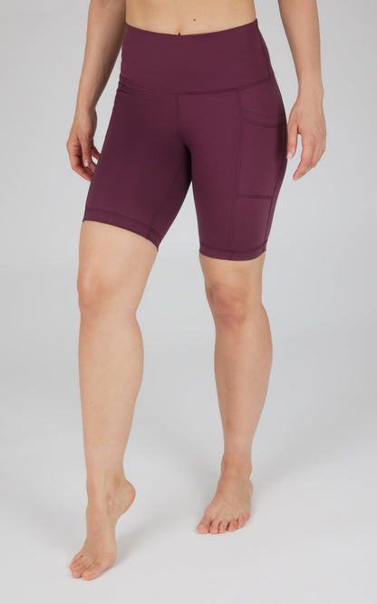 Tribeca High Waist 9" Short with Side Pockets