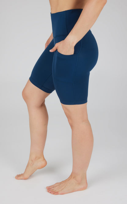 Tribeca High Waist 9" Short with Side Pockets