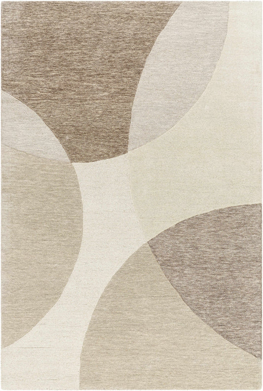 Cassiopeia Dark Brown & Beige Area Rug - Clearance