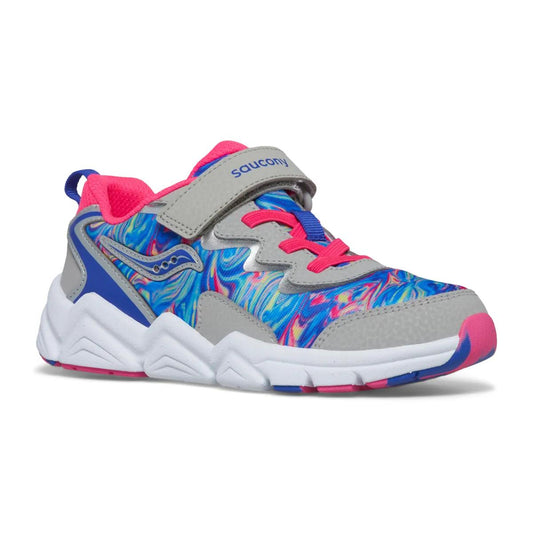 Saucony Preschool Flash A/C 3.0 Grey/Pink/Blue