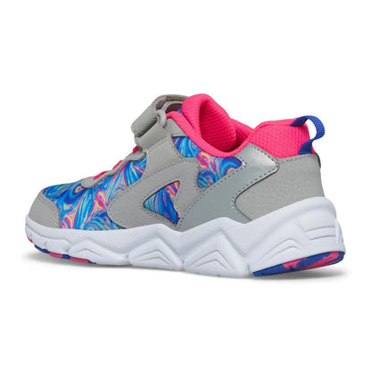 Saucony Preschool Flash A/C 3.0 Grey/Pink/Blue