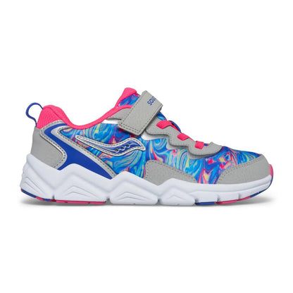 Saucony Preschool Flash A/C 3.0 Grey/Pink/Blue