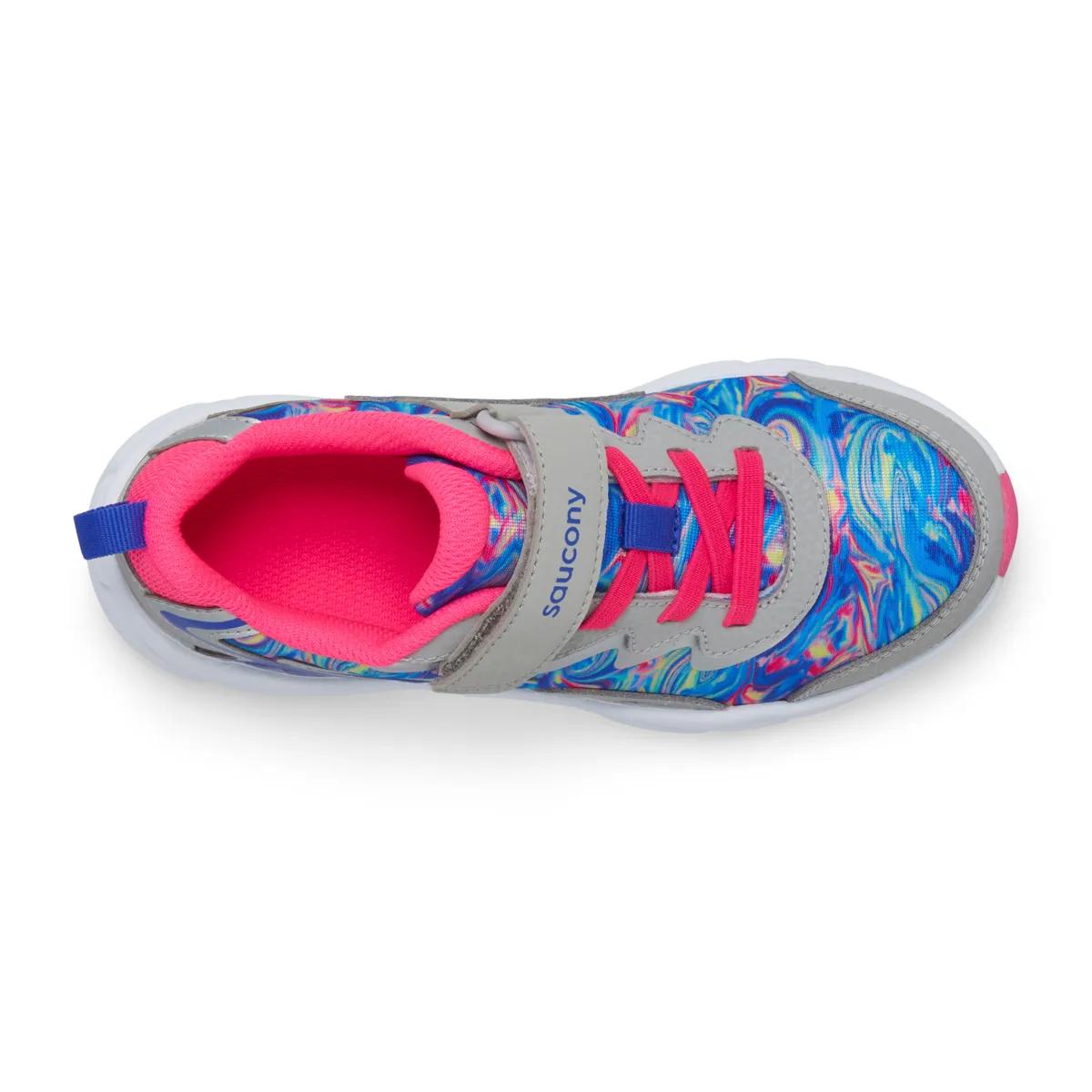 Saucony Preschool Flash A/C 3.0 Grey/Pink/Blue