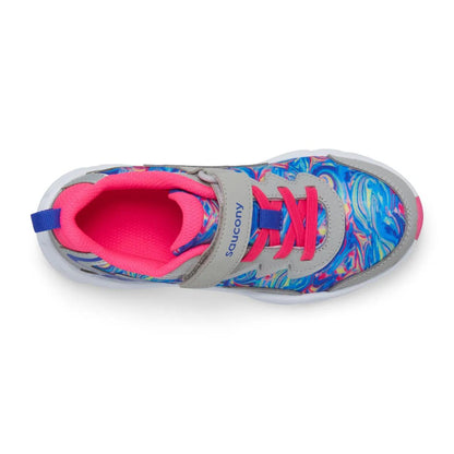 Saucony Preschool Flash A/C 3.0 Grey/Pink/Blue