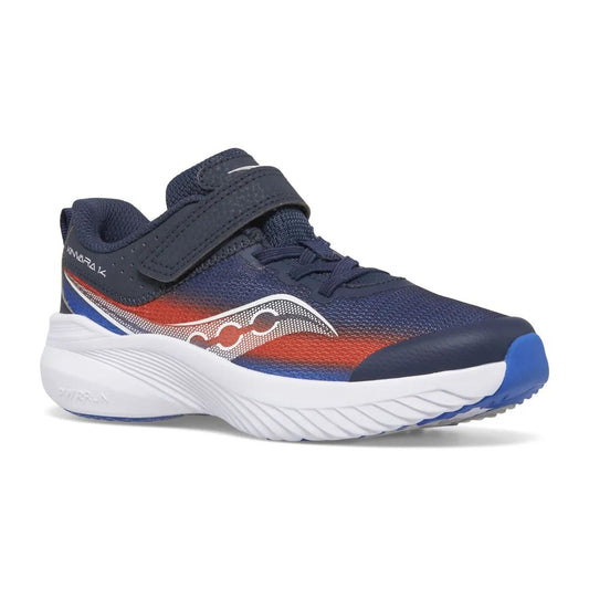 Saucony Preschool Kinvara 14 A/C Wide Width Navy/Red