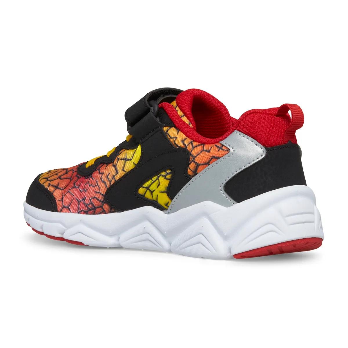 Saucony Preschool Flash A/C 3.0 Wide Width Black/Red/Yellow