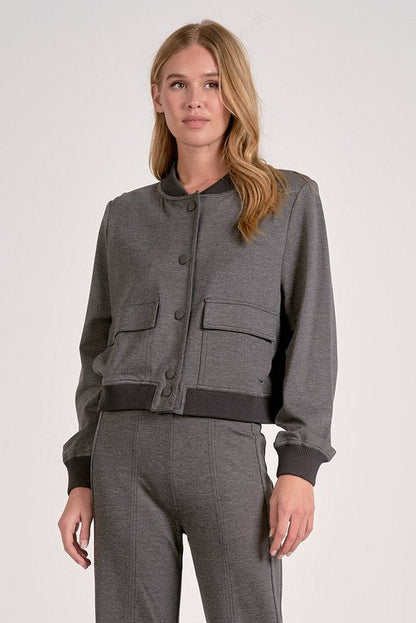 Simone Bomber Heather Grey