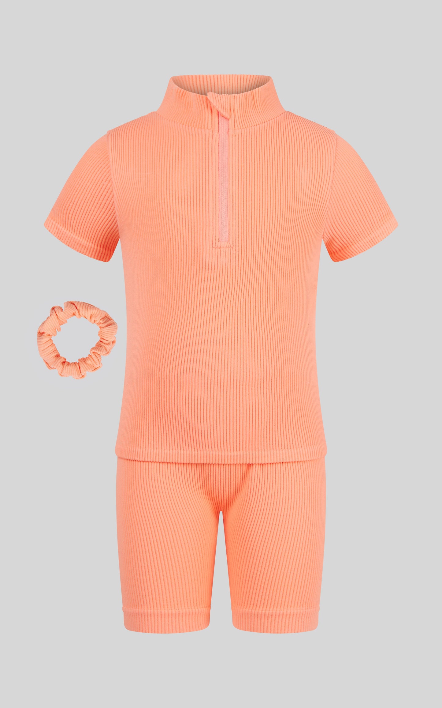 Toddler Girls Rib Seamless Top & Short Set