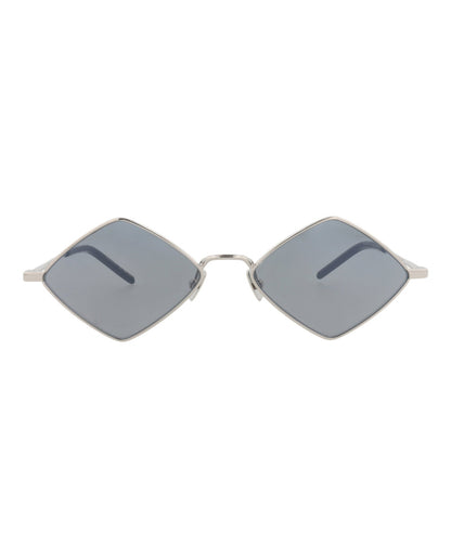 Saint Laurent Square-Frame Metal Sunglasses
