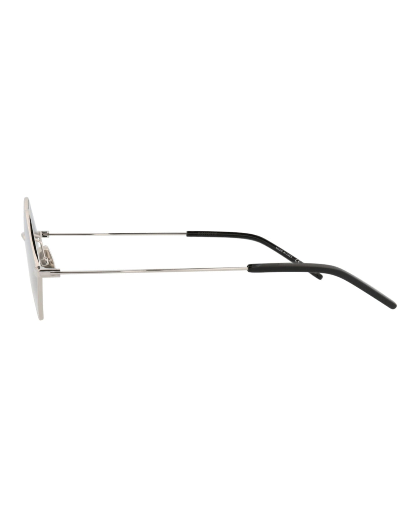 Saint Laurent Square-Frame Metal Sunglasses