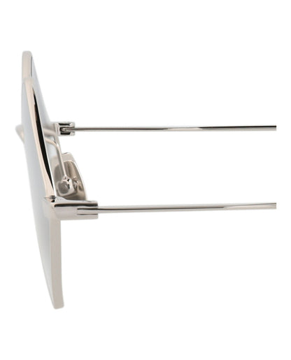Saint Laurent Square-Frame Metal Sunglasses