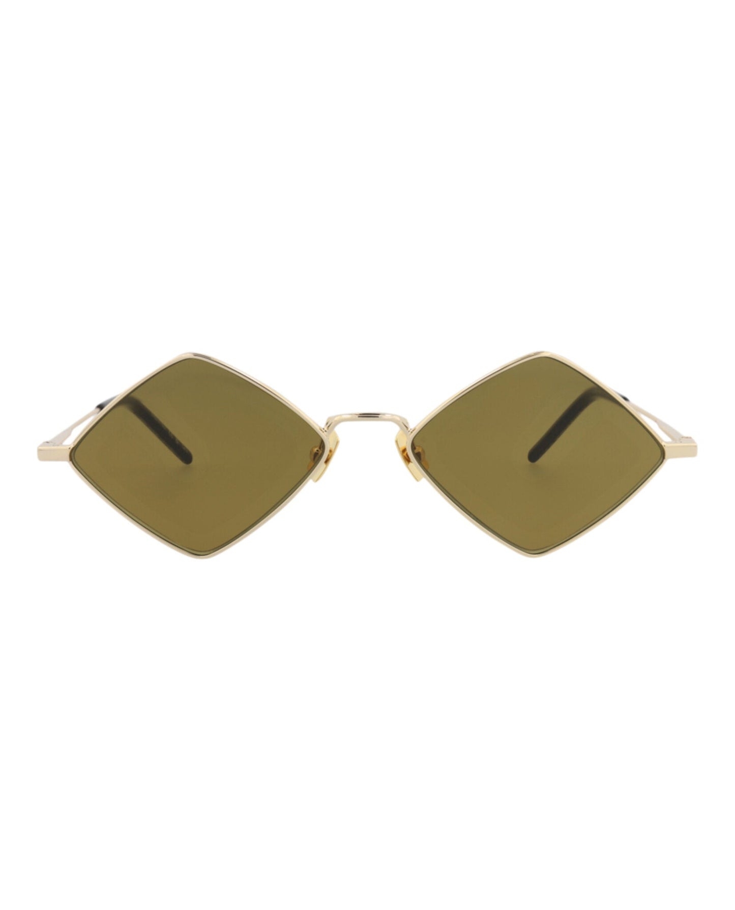 Saint Laurent Square-Frame Metal Sunglasses
