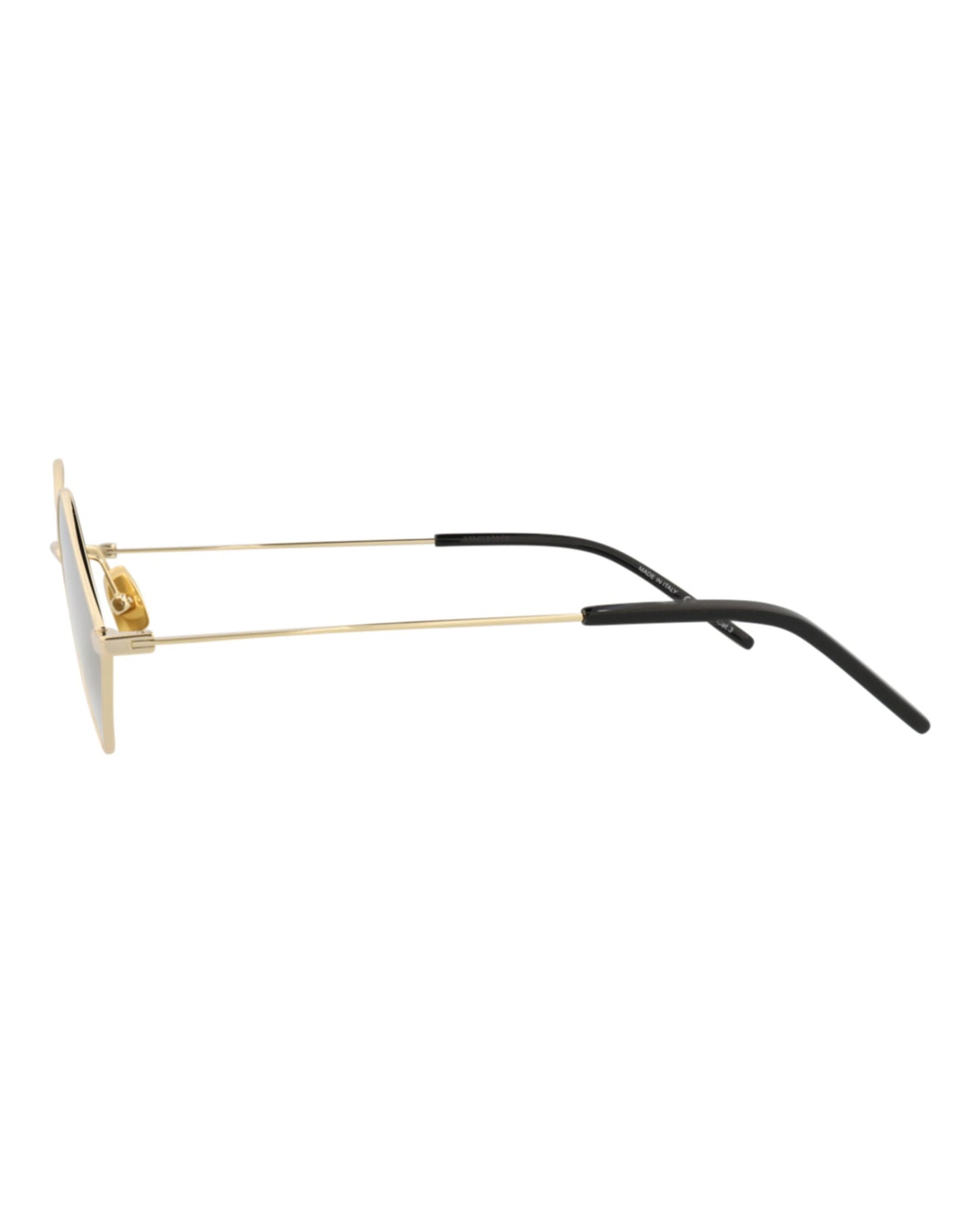 Saint Laurent Square-Frame Metal Sunglasses