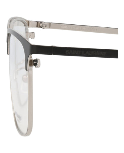 Saint Laurent Square-Frame Metal Optical Frames