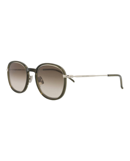 Saint Laurent Round-Frame Injection Sunglasses
