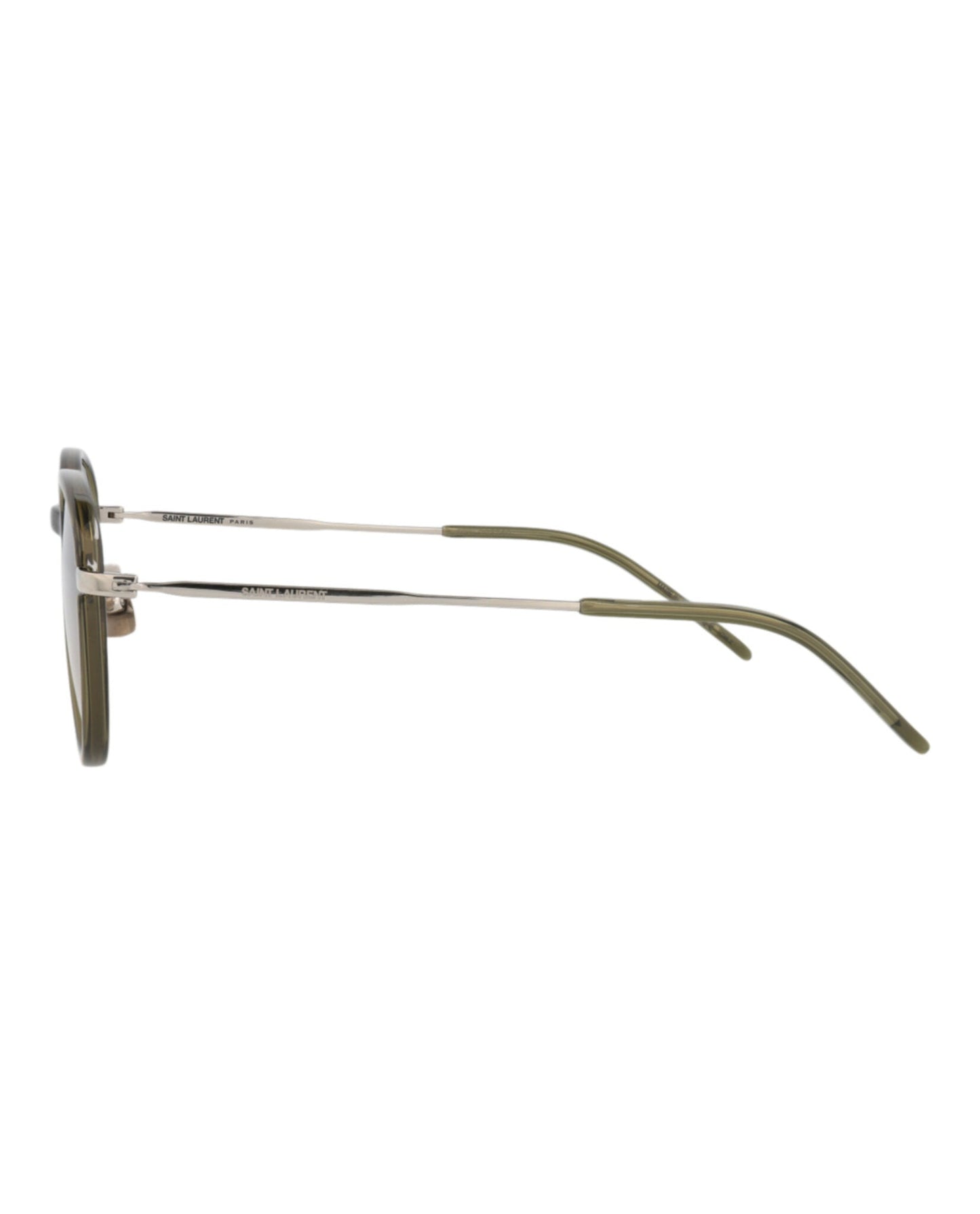 Saint Laurent Round-Frame Injection Sunglasses