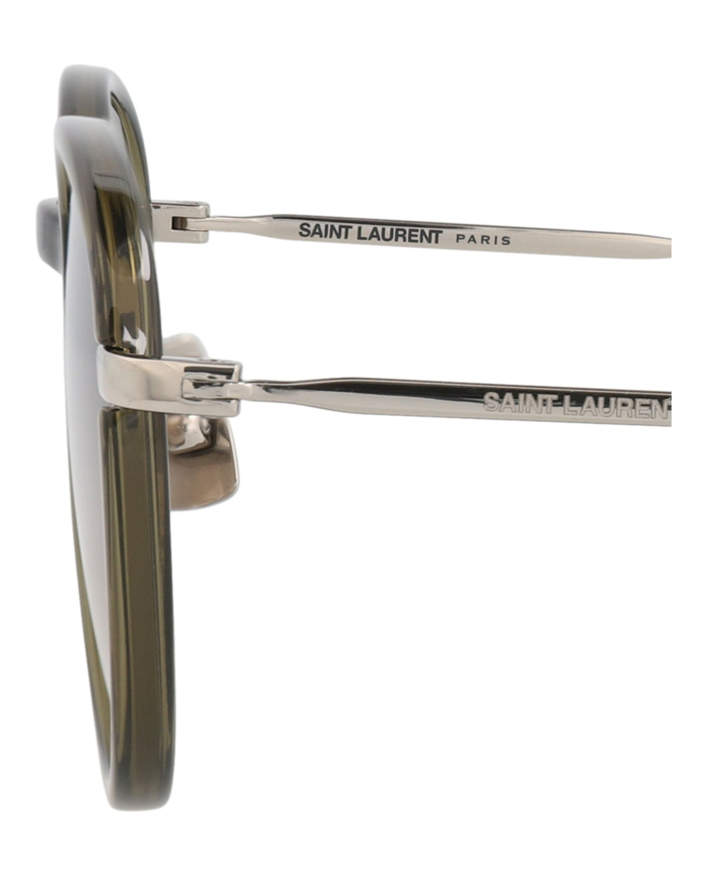 Saint Laurent Round-Frame Injection Sunglasses