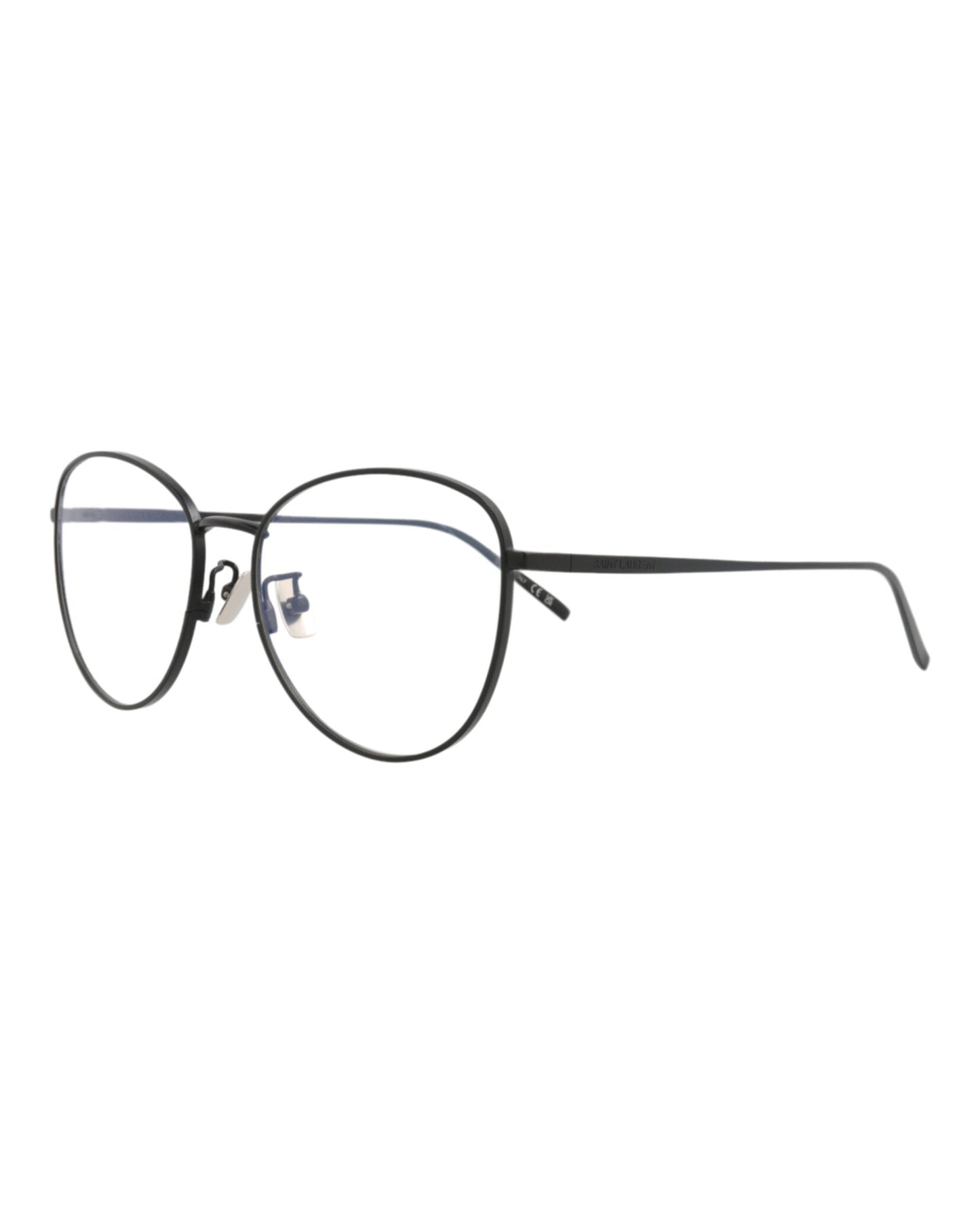Saint Laurent Cat Eye-Frame Metal Optical Frames