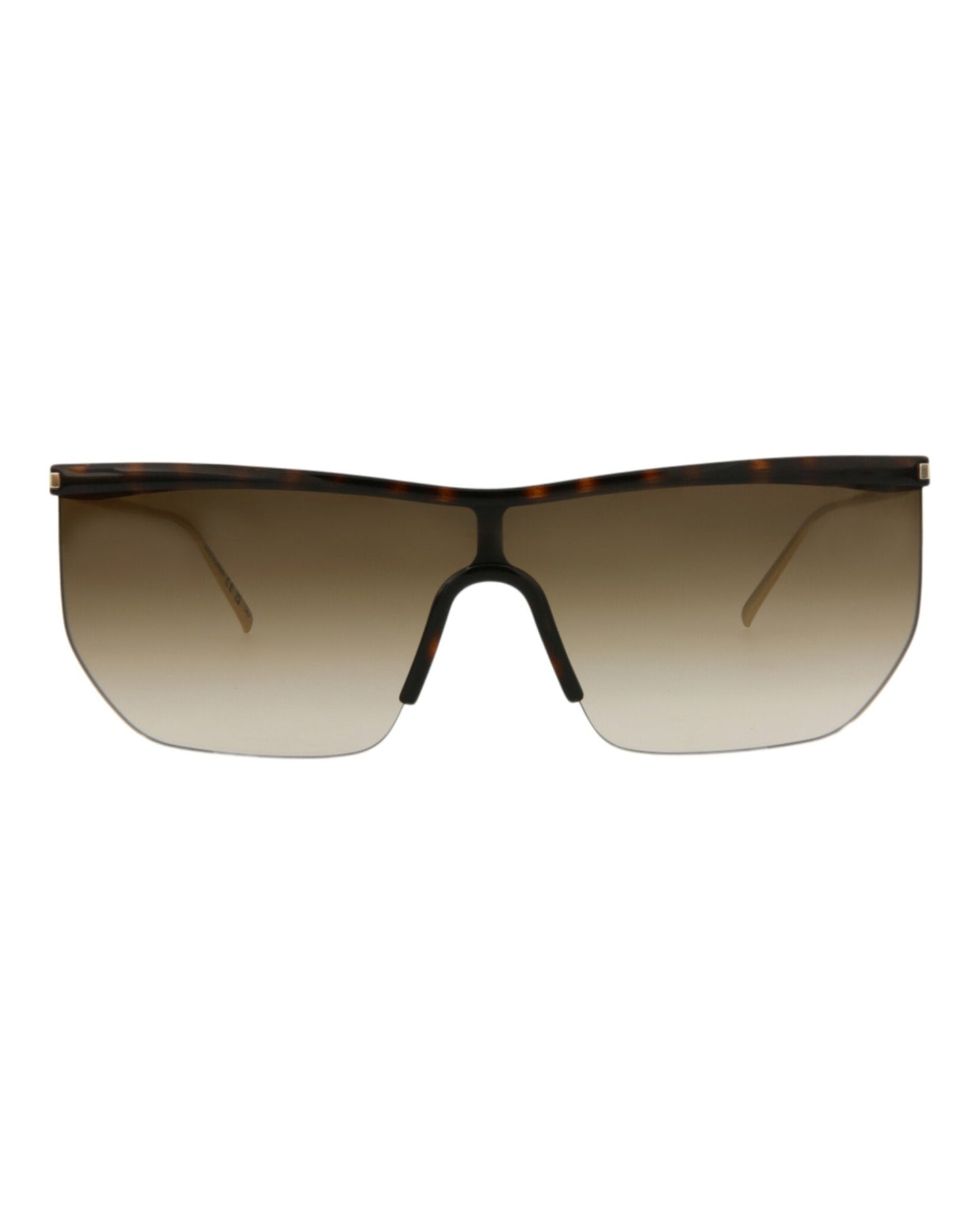 Saint Laurent Shield-Frame Injection Sunglasses