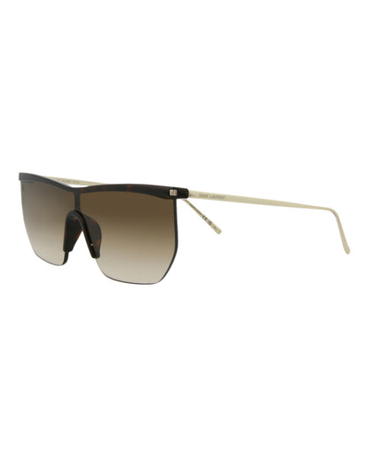 Saint Laurent Shield-Frame Injection Sunglasses
