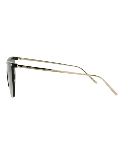 Saint Laurent Shield-Frame Injection Sunglasses