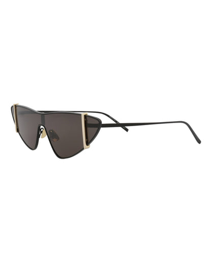 Saint Laurent Cat Eye-Frame Metal Sunglasses