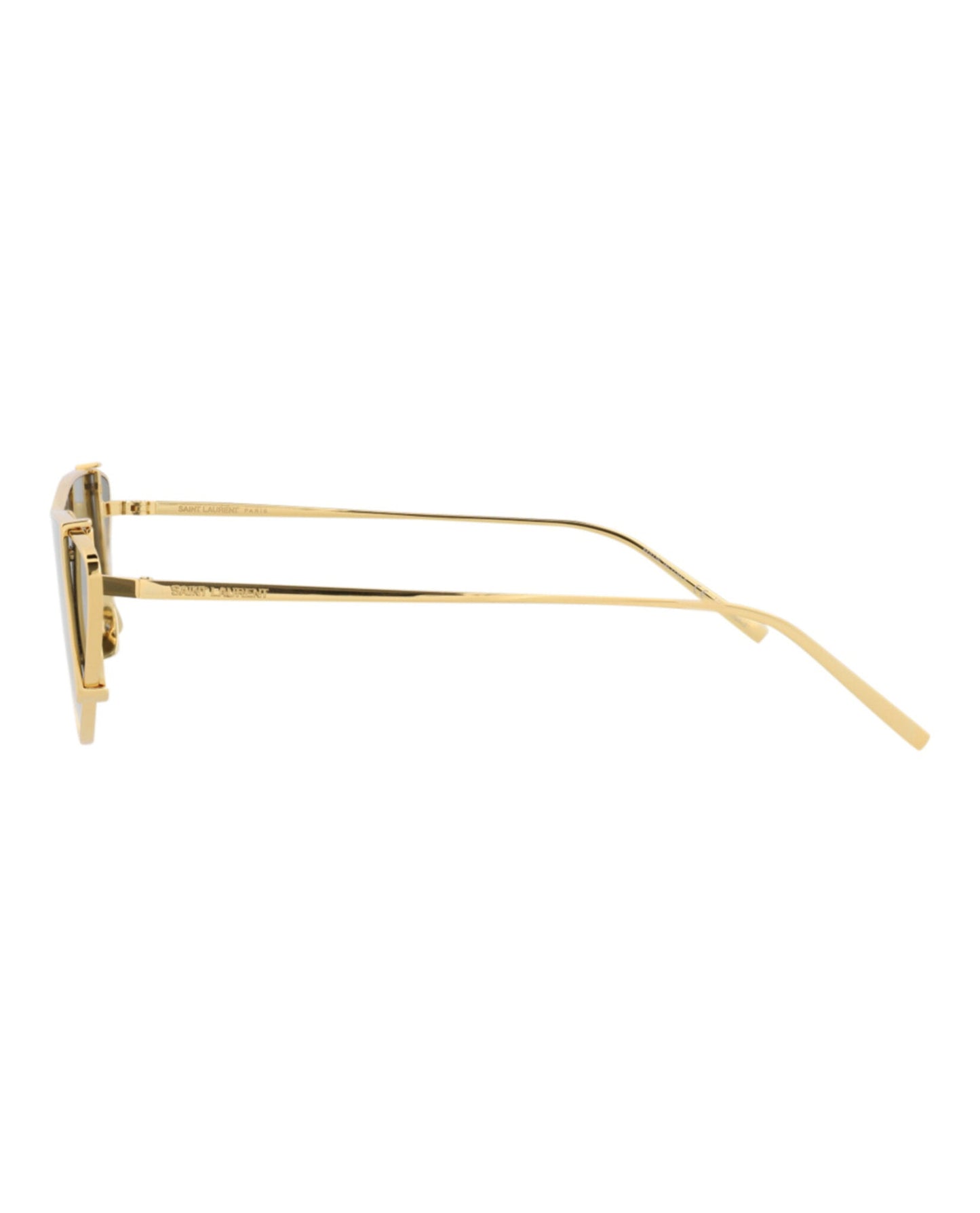 Saint Laurent Cat Eye-Frame Metal Sunglasses