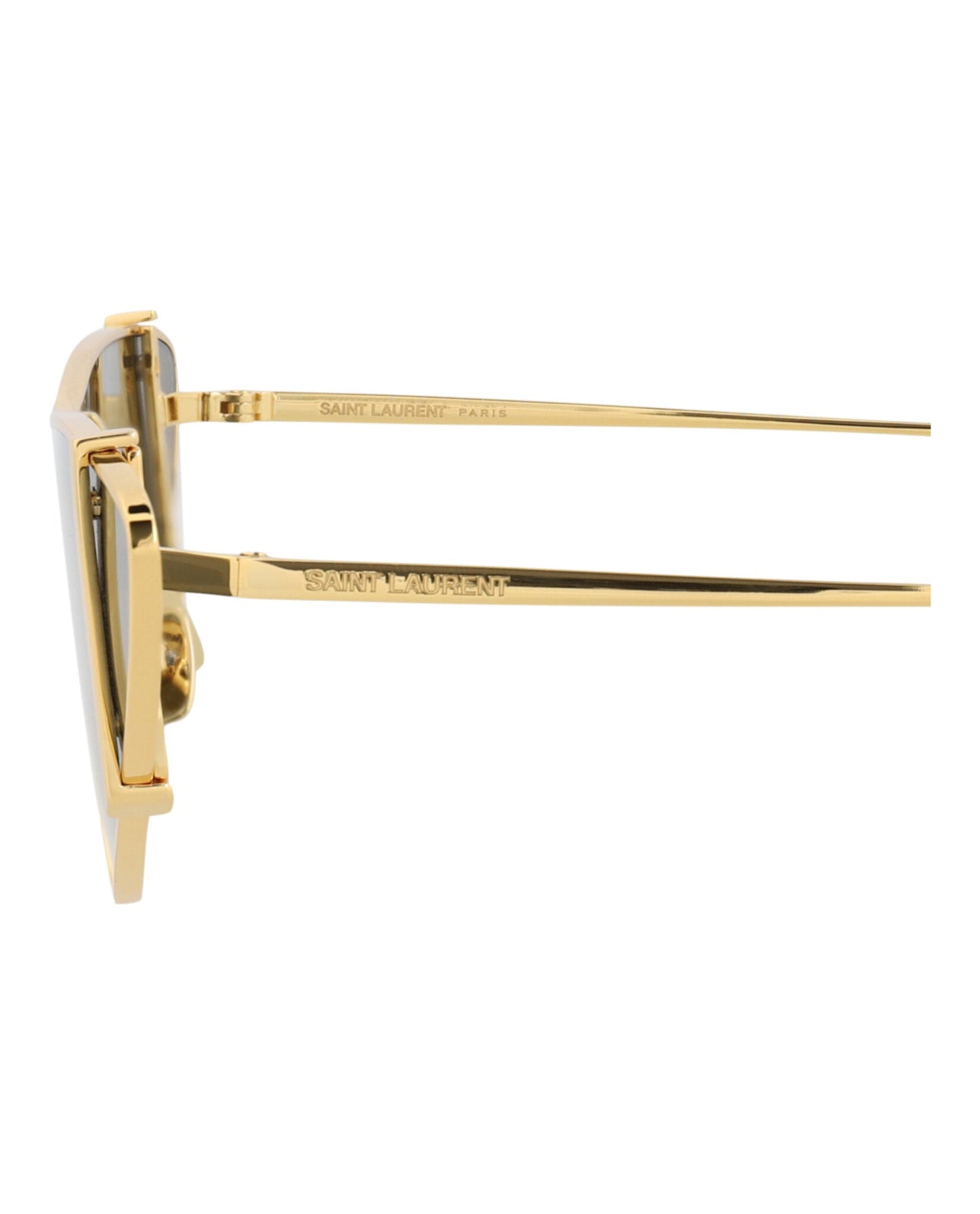Saint Laurent Cat Eye-Frame Metal Sunglasses