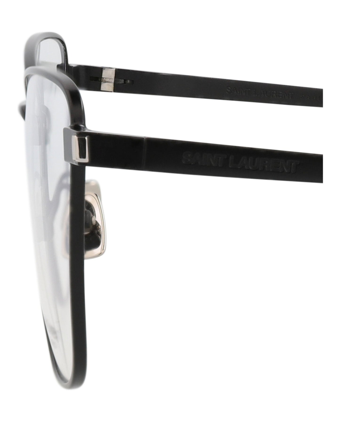 Saint Laurent Cat Eye-Frame Metal Optical Frames