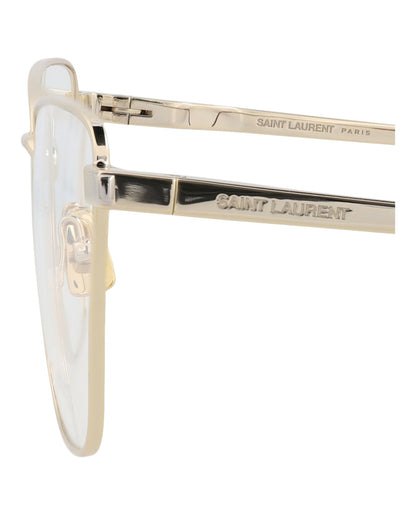 Saint Laurent Cat Eye-Frame Metal Optical Frames