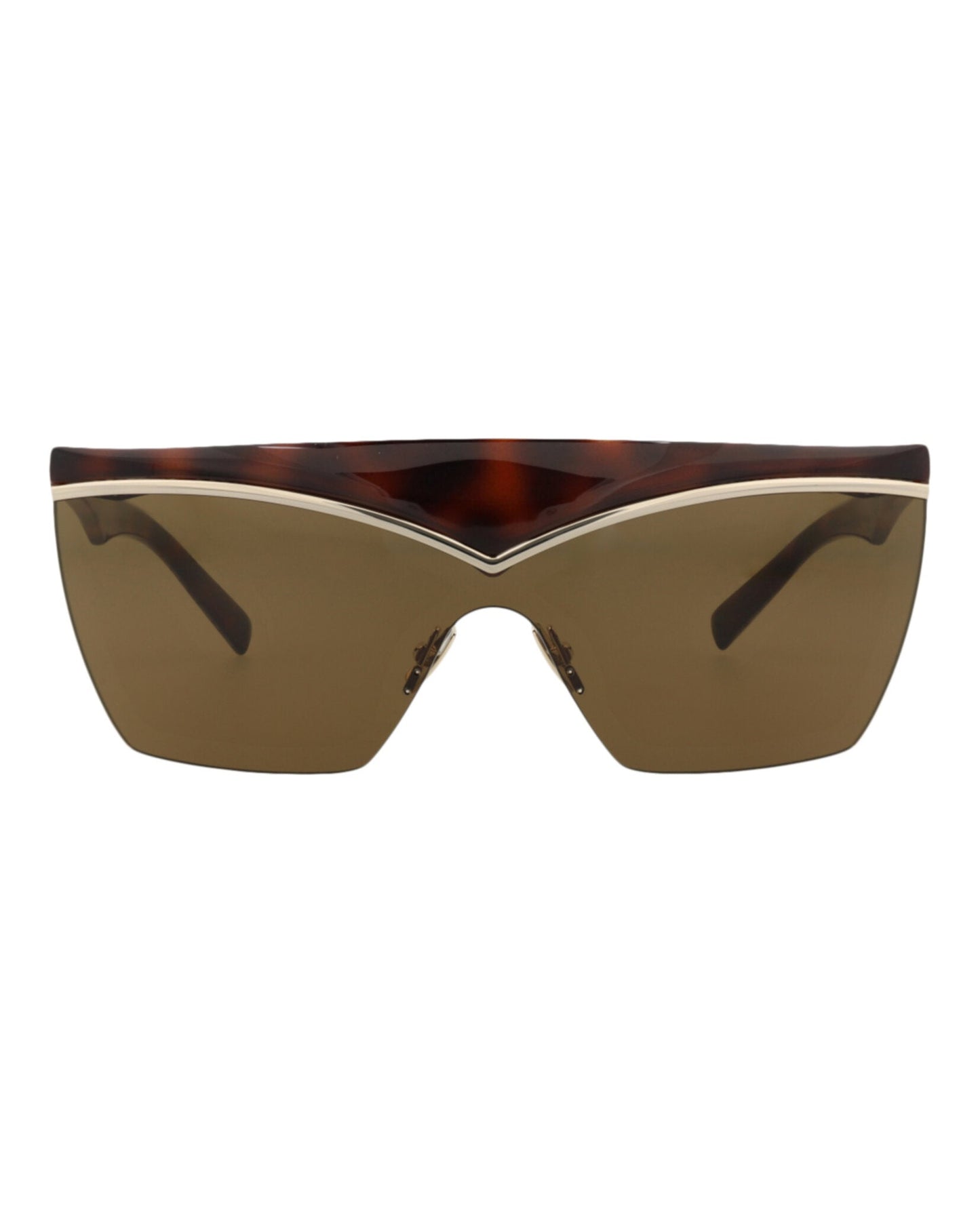 Saint Laurent Shield-Frame Injection Sunglasses