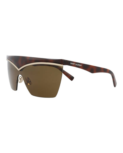 Saint Laurent Shield-Frame Injection Sunglasses