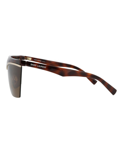 Saint Laurent Shield-Frame Injection Sunglasses