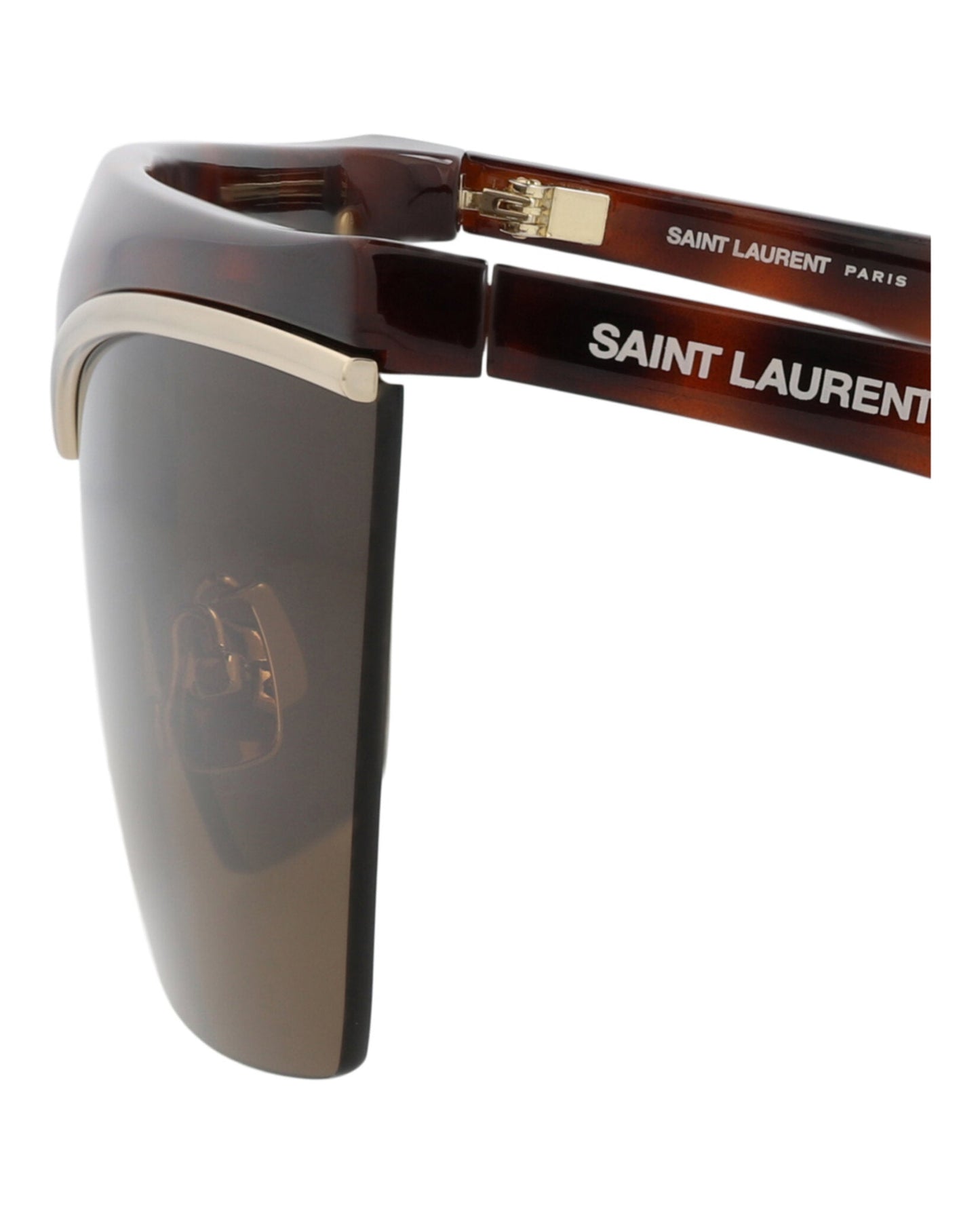 Saint Laurent Shield-Frame Injection Sunglasses