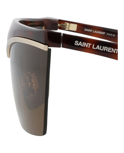 Saint Laurent Shield-Frame Injection Sunglasses