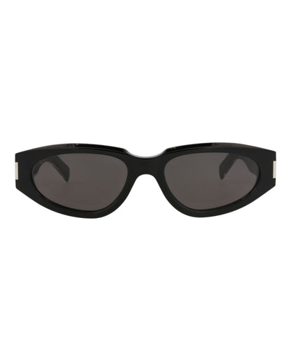 Saint Laurent Round-Frame Recycled Acetate Sunglasses