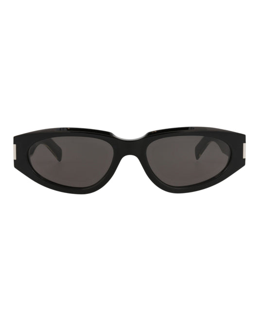 Saint Laurent Round-Frame Recycled Acetate Sunglasses