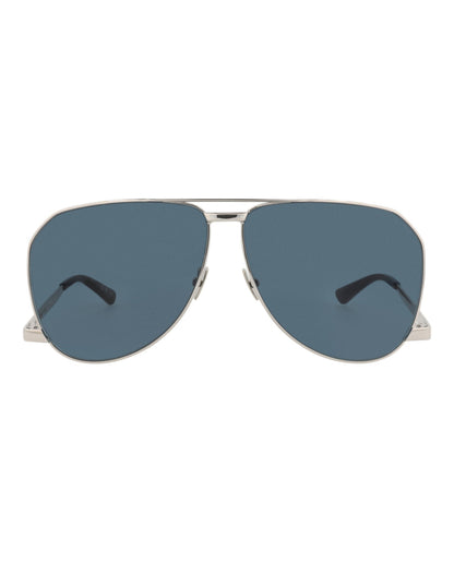 Saint Laurent Aviator-Frame Metal Sunglasses