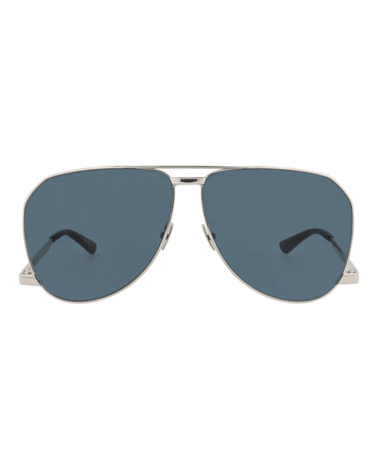 Saint Laurent Aviator-Frame Metal Sunglasses