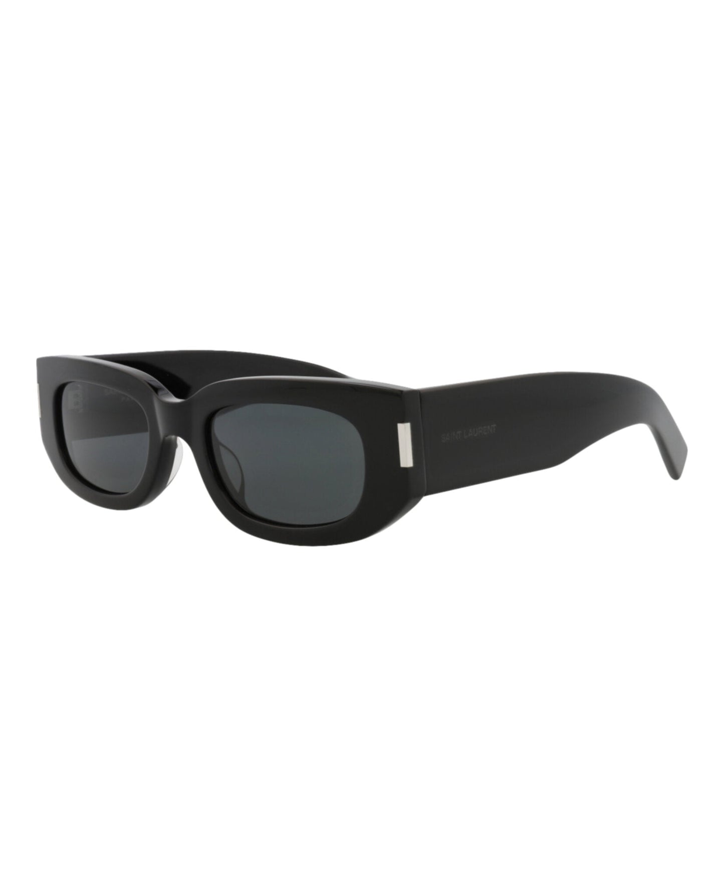 Saint Laurent Round-Frame Recycled Acetate Sunglasses