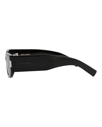 Saint Laurent Round-Frame Recycled Acetate Sunglasses