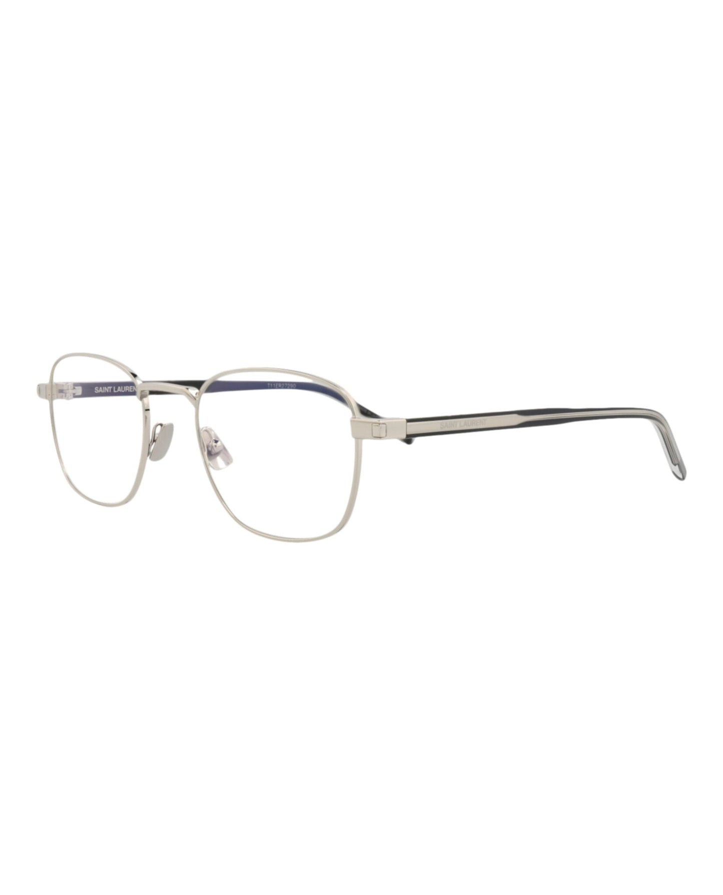 Saint Laurent Square-Frame Metal Optical Frames