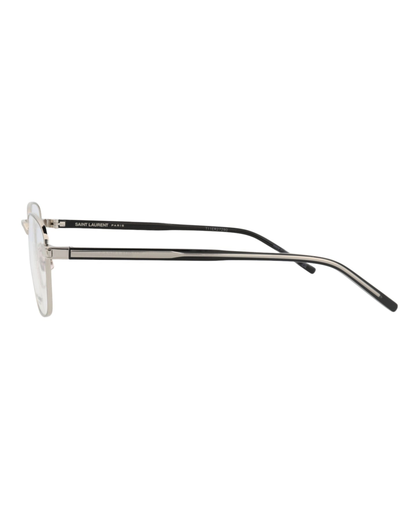 Saint Laurent Square-Frame Metal Optical Frames