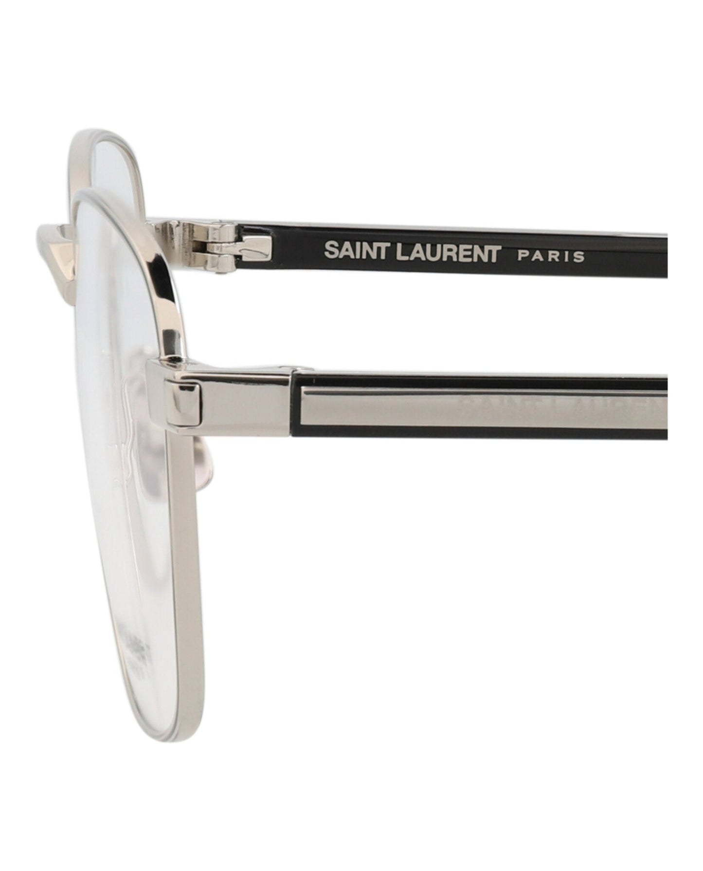 Saint Laurent Square-Frame Metal Optical Frames
