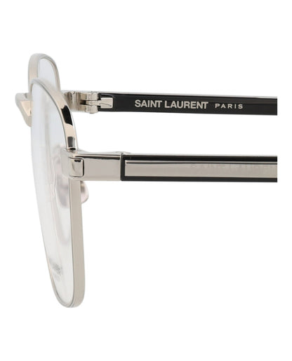 Saint Laurent Square-Frame Metal Optical Frames