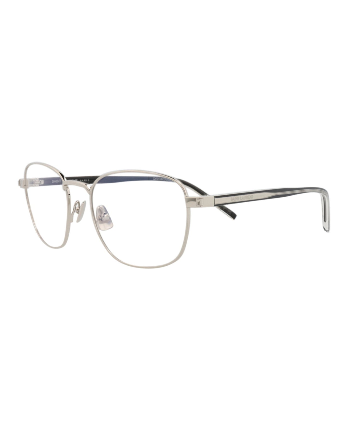 Saint Laurent Square-Frame Metal Optical Frames