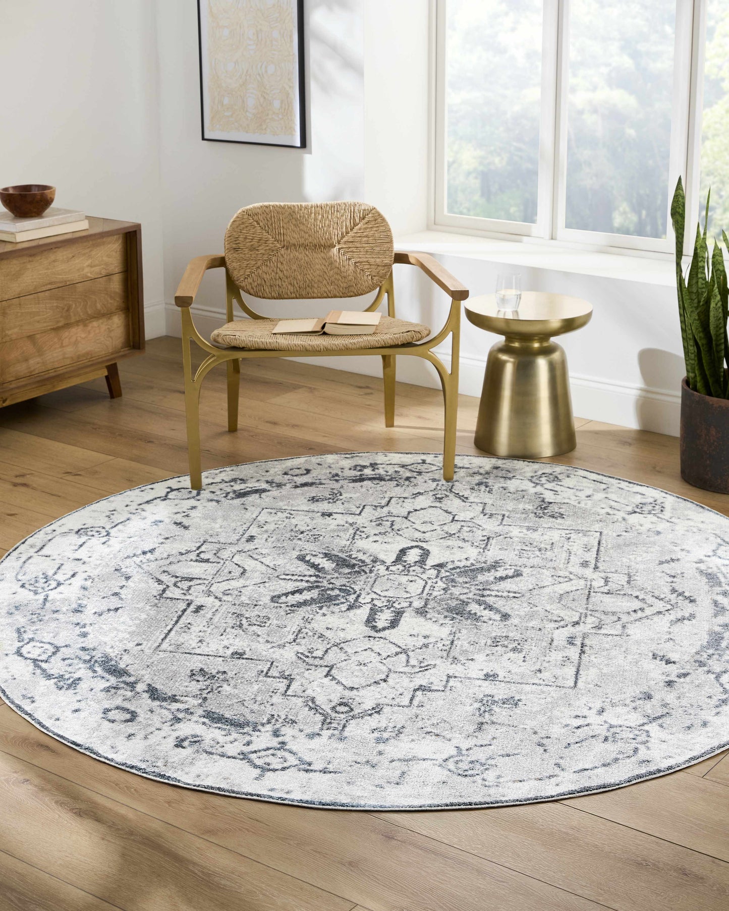 Hera Ivory Boutique Washable Rug - Clearance