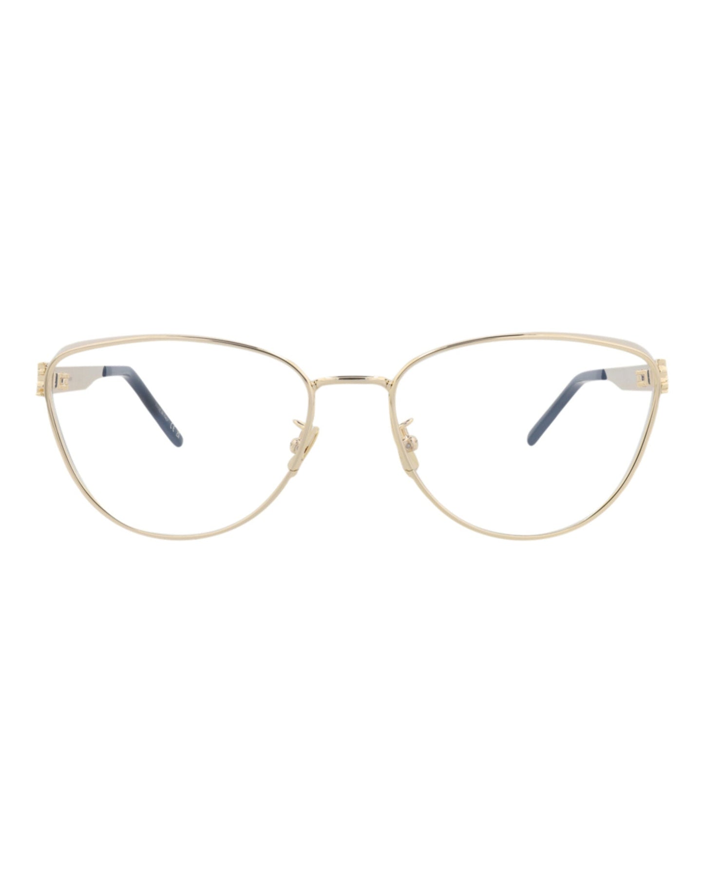 Saint Laurent Cat Eye-Frame Metal Optical Frames